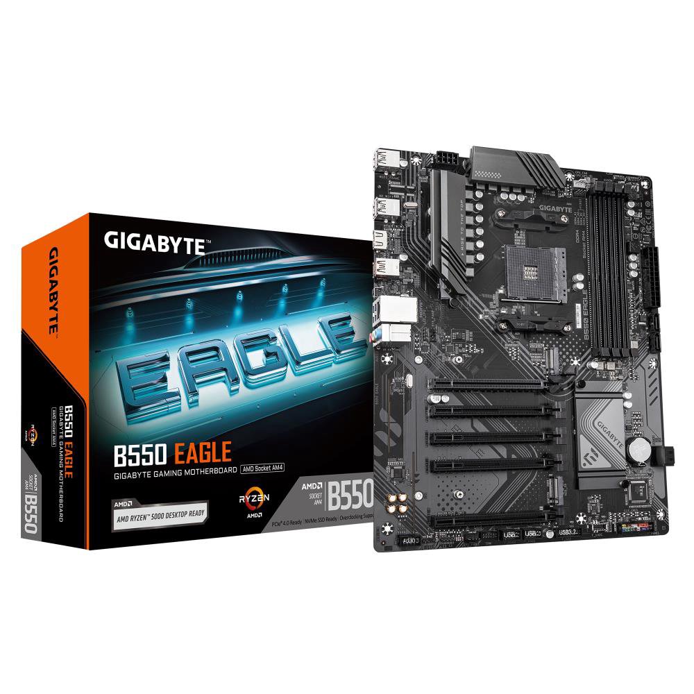 MainboardGIGABYTEAMD B550SAM4ATXMemory DDR4Memory slots 44xPCI-Express 3.0 1x1xPCI