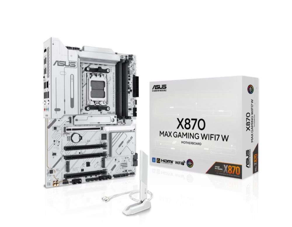 MainboardASUSAMD X870SAM5ATXMemory DDR5Memory slots 41xPCI-Express 3.0 16x2xPCI