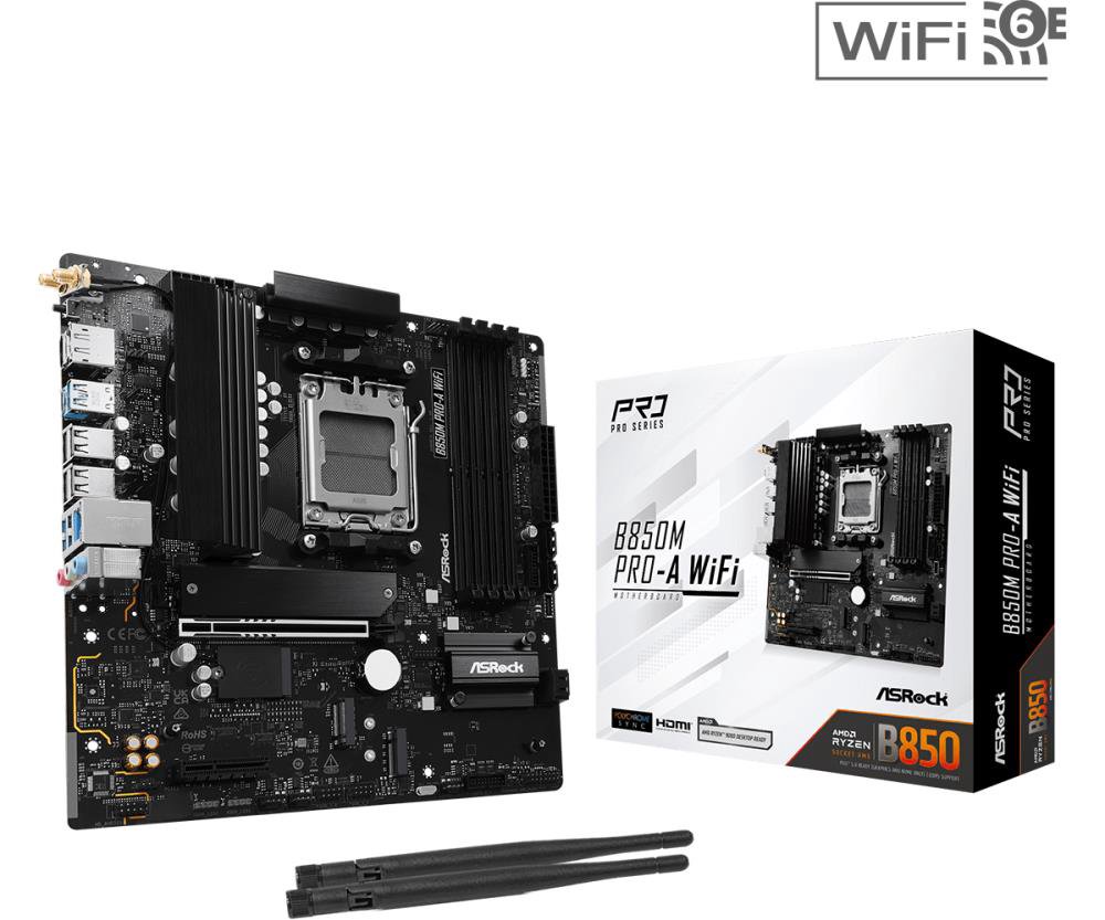 MainboardASROCK1xPCI-Express 4.0 4x	1xPCI-Express 5.0 16x1xM.21xHDMI1xDisplayPort1xAudio