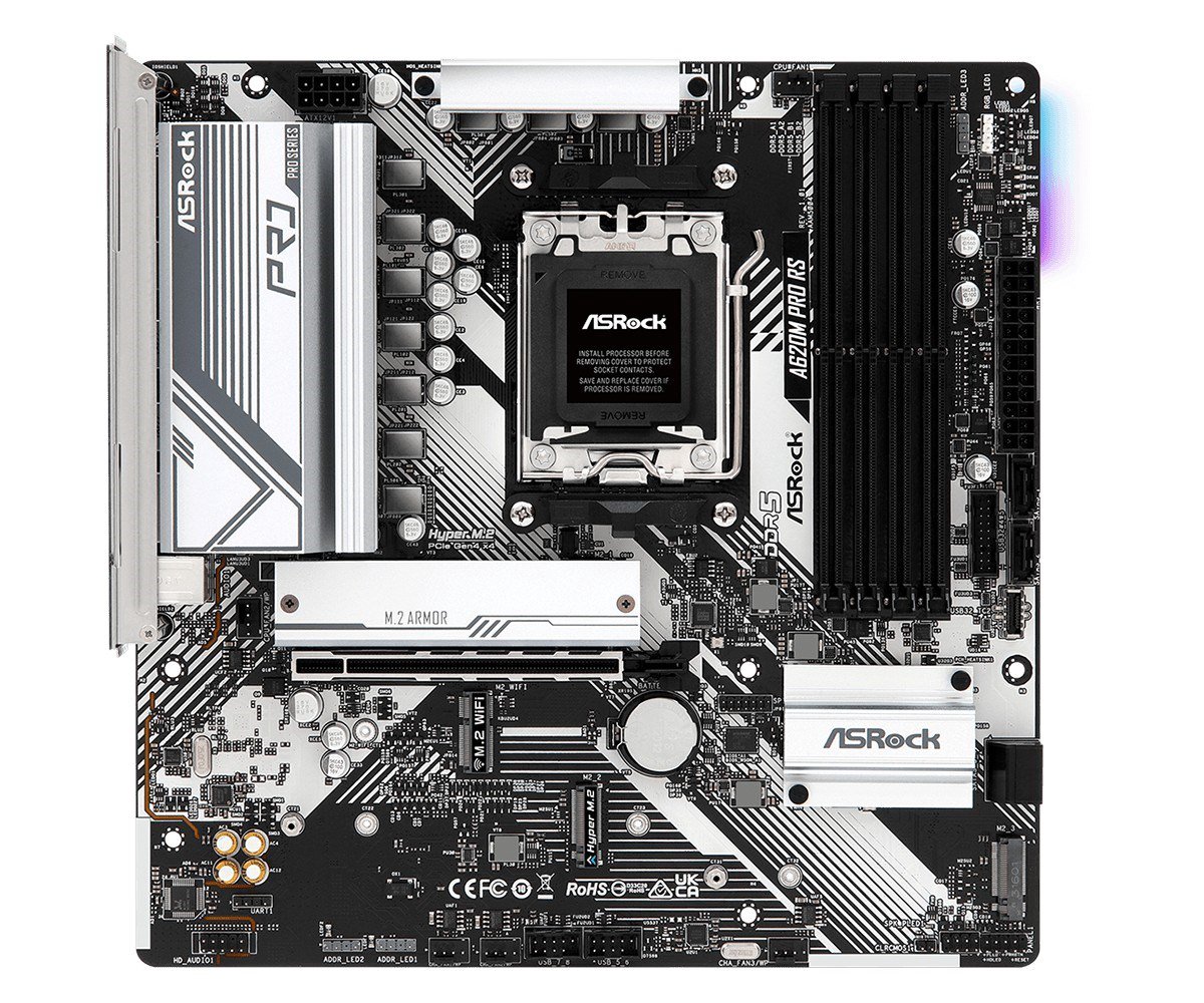 Pagrindinė plokštė ASROCK A620M PRO RS