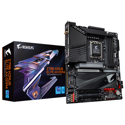 Pagrindinė plokštė GIGABYTE Z790 A ELITE AX DDR4
