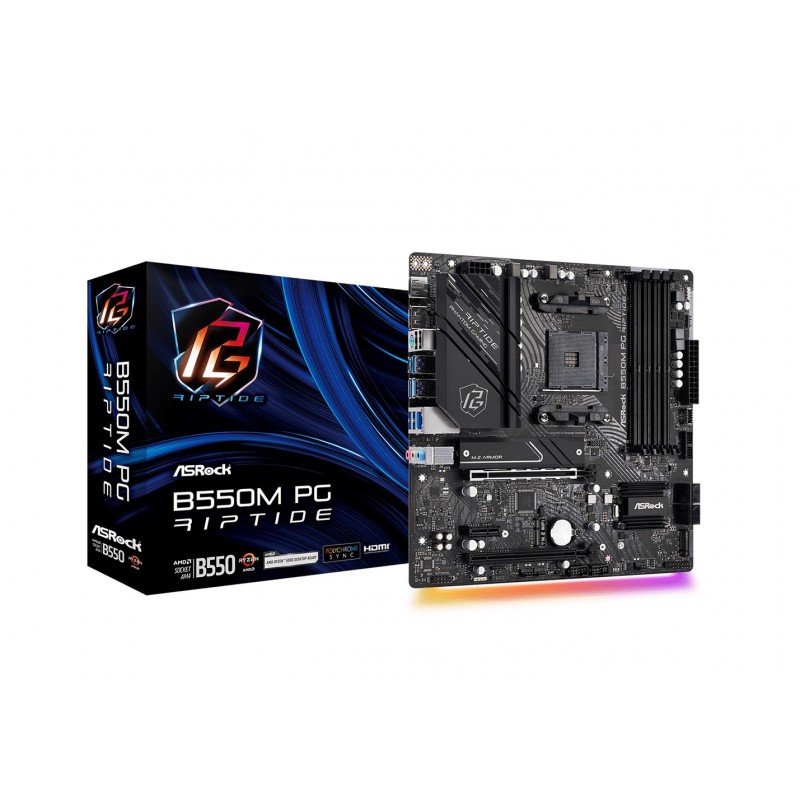 Pagrindinė plokštė ASROCK B550M PG RIPTIDE