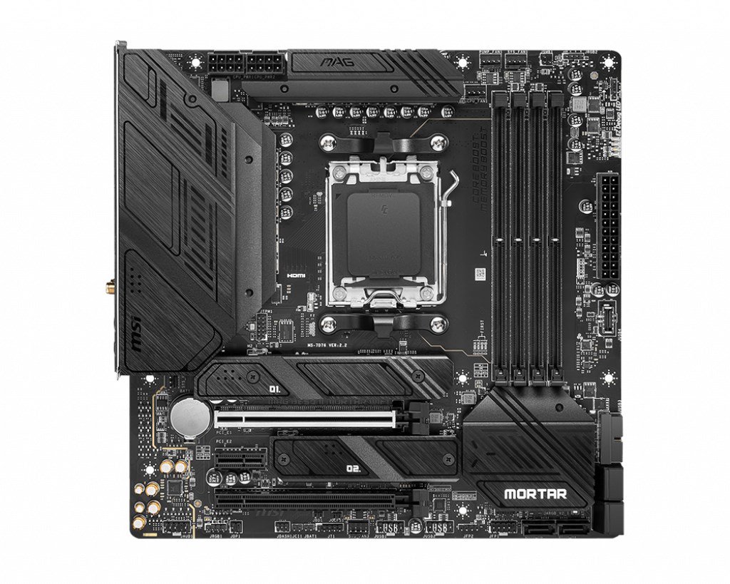 Pagrindinė plokštė MSI  MAG B650M MORTAR WIFI  Processor family AMD  Processor socket AM5  DDR5