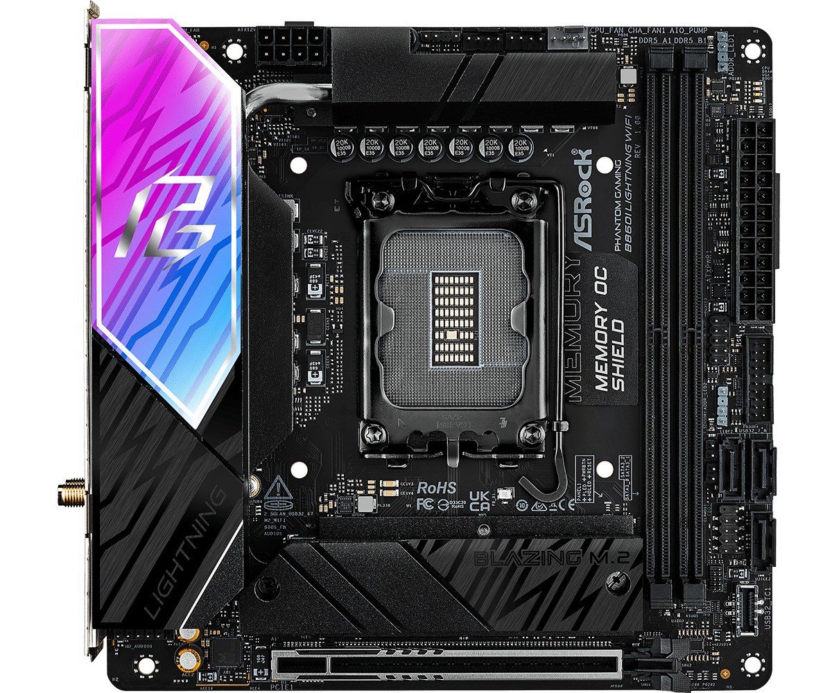 ASRock B860I „Lightning WiFi“ pagrindinė plokštė