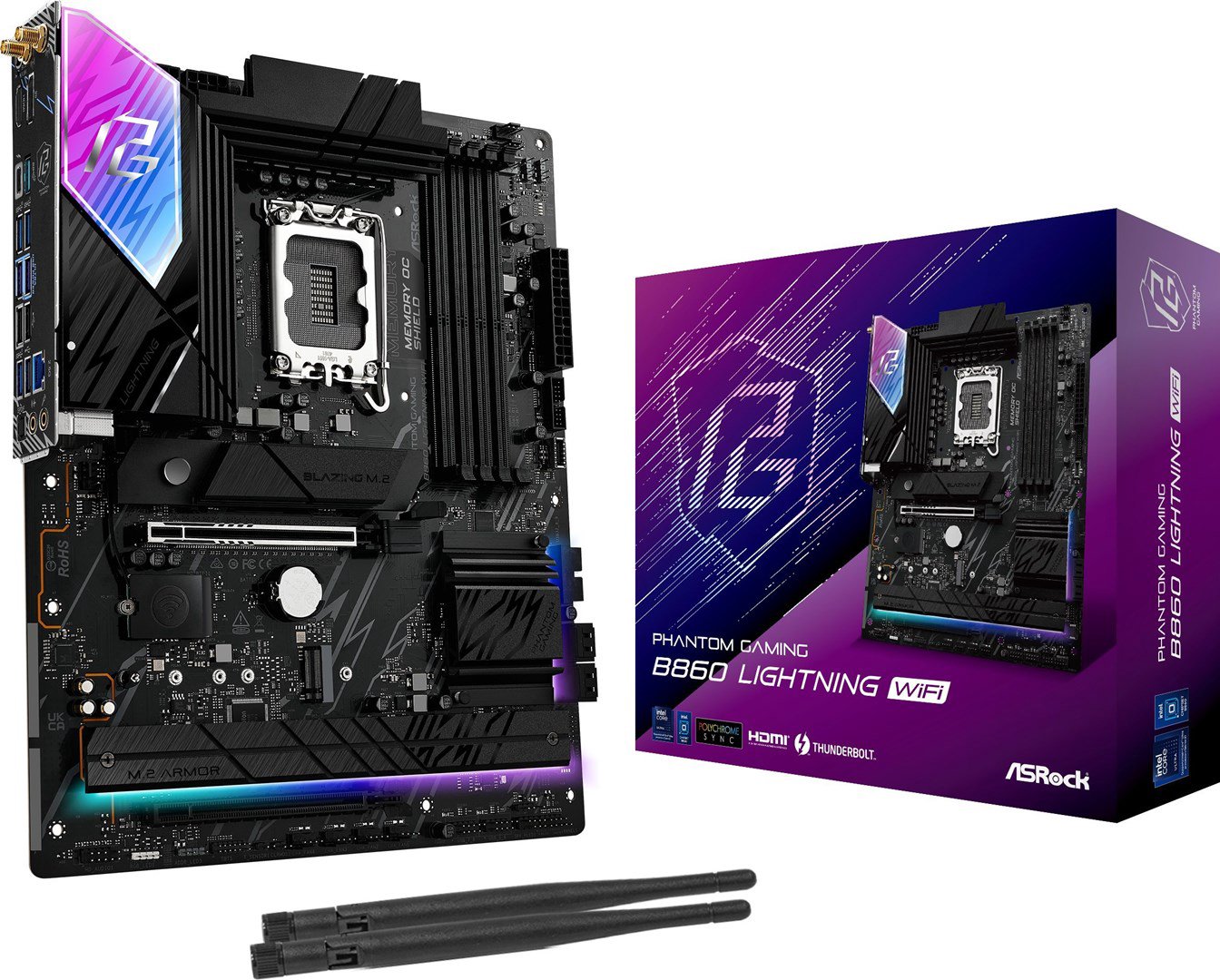 Pagrindinė plokštė - ASRock B860 Lightning WiFi
