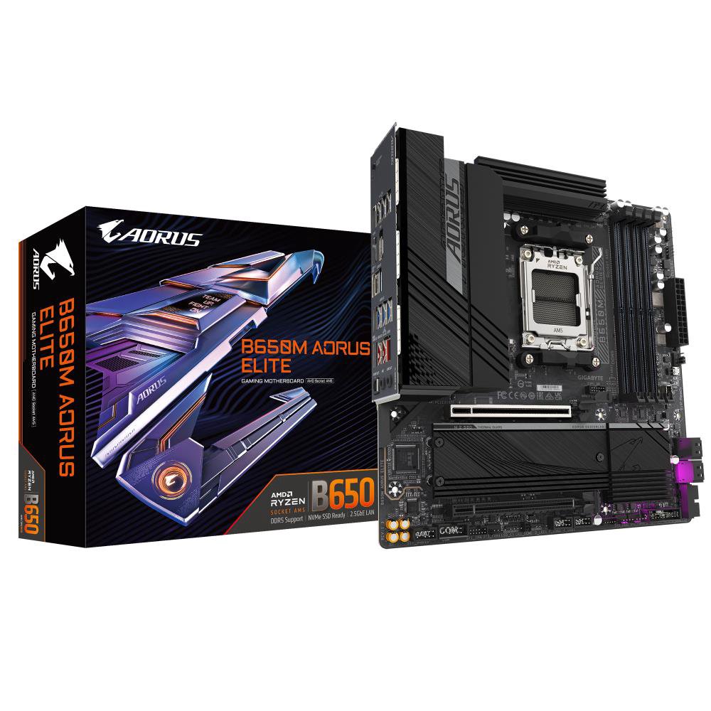 MainboardGIGABYTEAMD B650SAM5Micro-ATXMemory DDR5Memory slots 41xPCI-Express 4.0 4x	1xPCI
