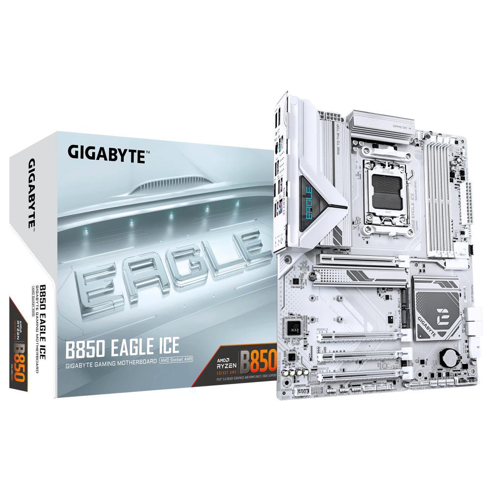 MainboardGIGABYTEAMD B850SAM5ATXMemory DDR5Memory slots 42xPCI-Express 3.0 1x1xPCI