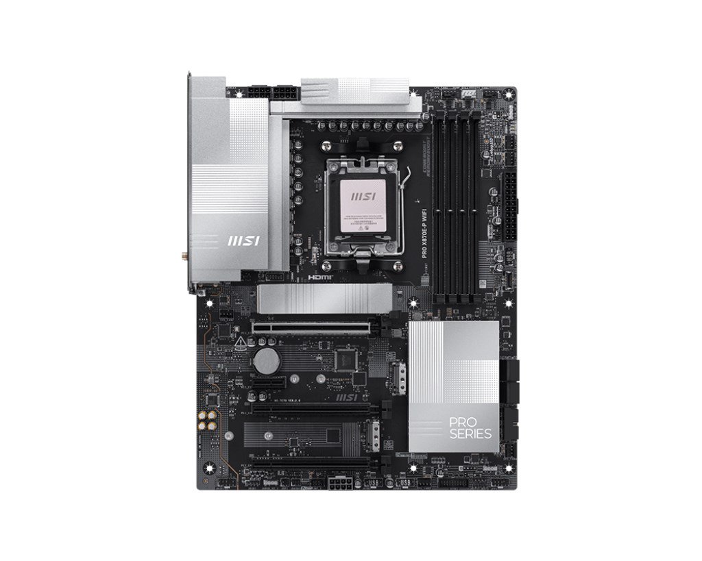 MSI PRO X870E-P WIFI pagrindinė plokštė AMD X870E AM5 lizdas ATX
