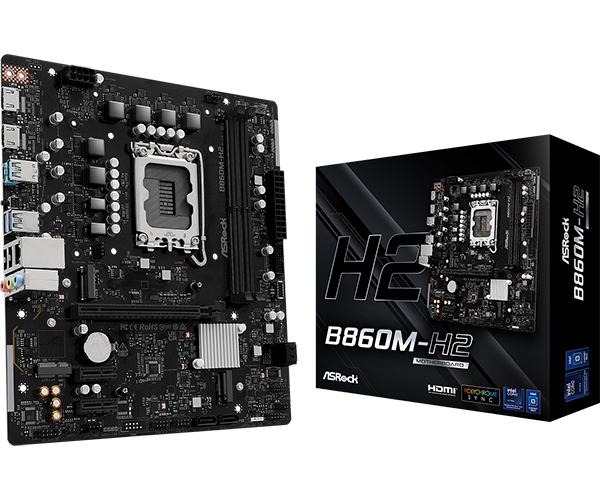 Pagrindinė plokštė ASRock B860M-H2