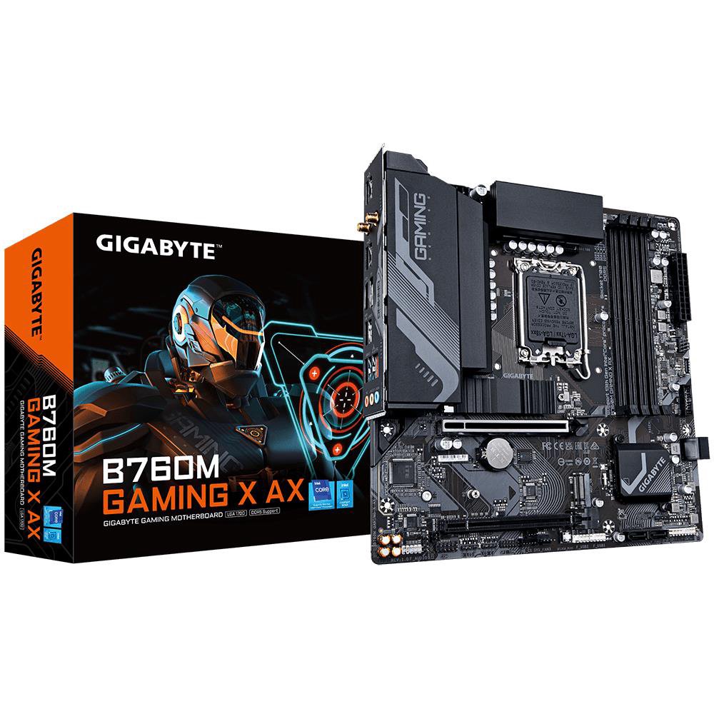 Pagrindinė plokštė GIGABYTE B760MGAMINGXAX1.2