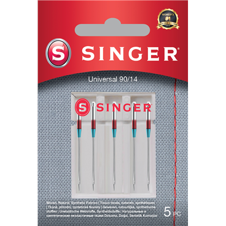 Siuvimo mašinų priedai Singer  Universal Needle for Woven Fabrics 90/14 5PK