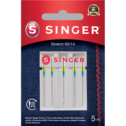 Siuvimo mašinų priedai Singer  Stretch Needle 90/14 5PK