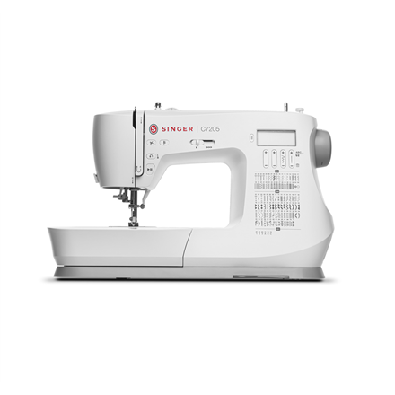 Siuvimo mašina Singer  Sewing Machine  C7205  Number of stitches 200  Number of buttonholes 8