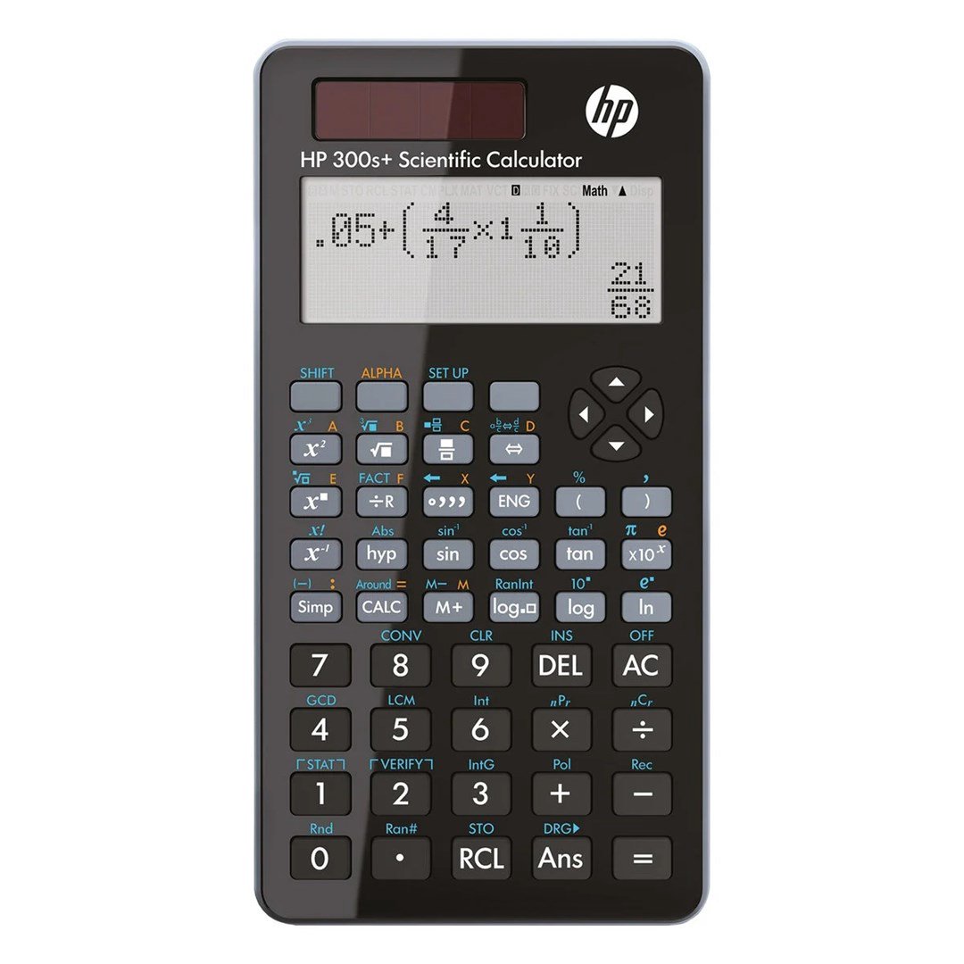 Mokslinis skaičiuotuvas HP-300SPLUS/INT BX 315 funkcijų juodas