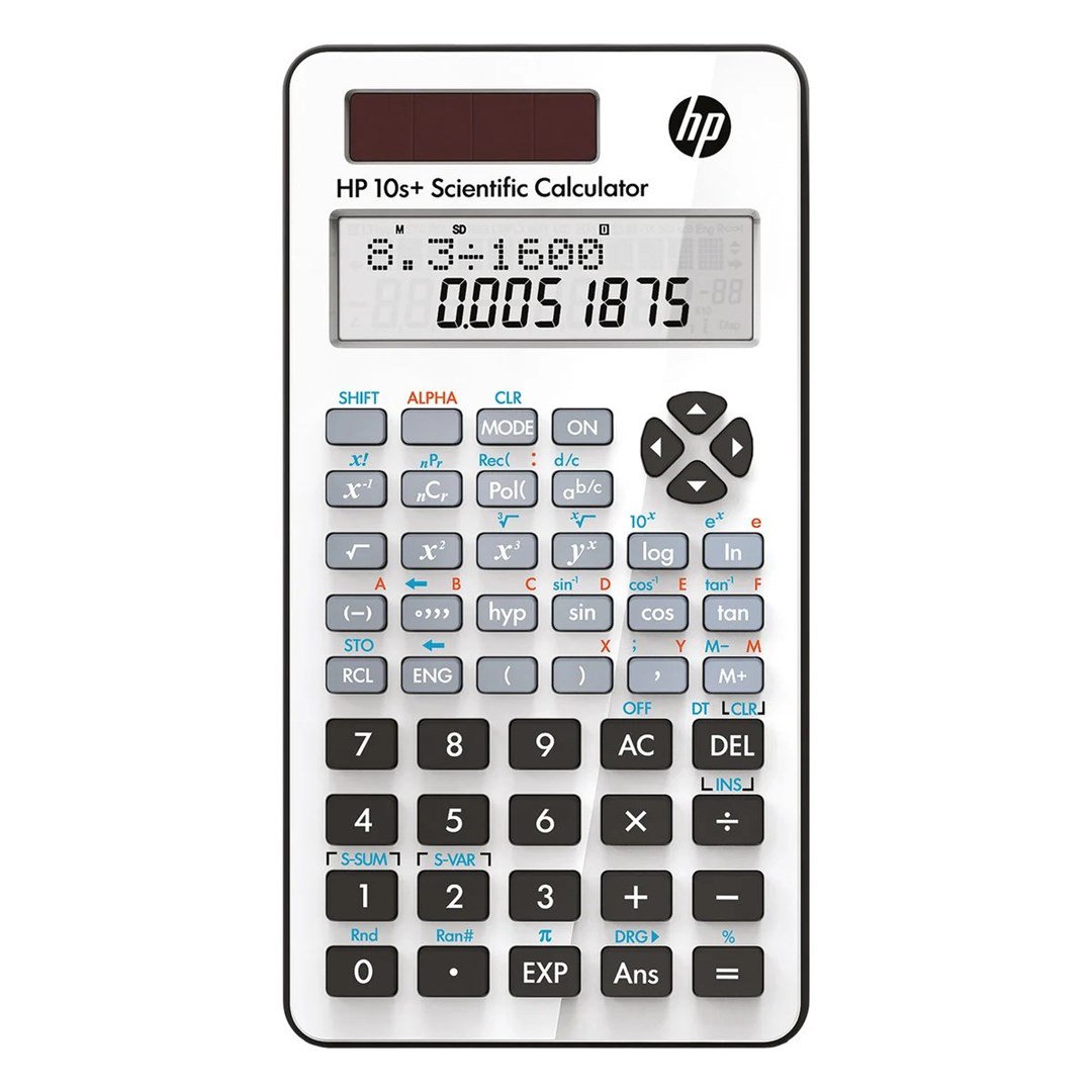 Mokslinis skaičiuotuvas HP-10SPLUS/INT BX baltas