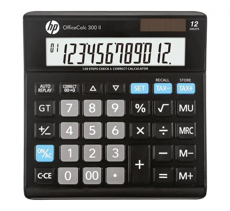 HP-OC 300 II/INT BX biuro skaičiuotuvas juodas