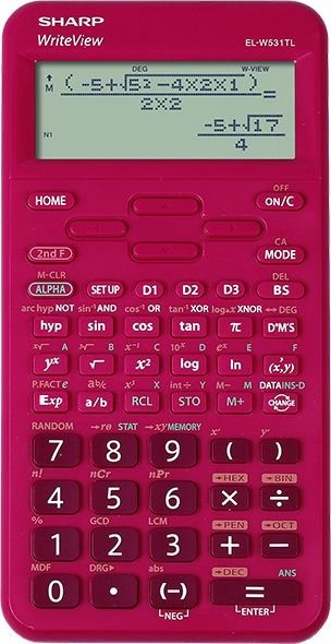 Calculator Sharp red (SH-ELW531TLBRD)