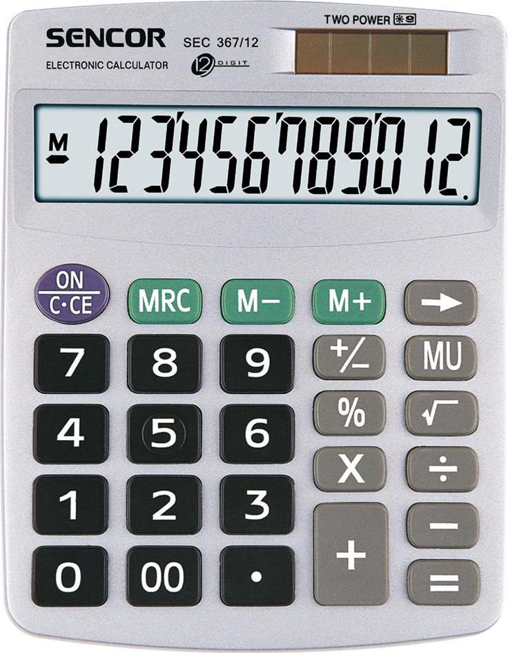 Calculator Sencor SEC 367/12