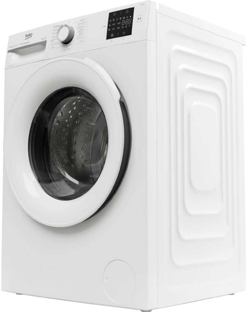 BEKO Washing machine BM3WFSU37013WW, 7 kg, Energy class A, 49.6 cm, 1000 rpm, Inverter motor