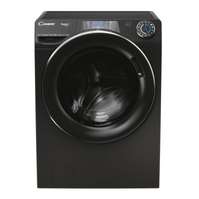 Skalbyklė CANDY RP 496BWMBCB/1-S, juodos sp.