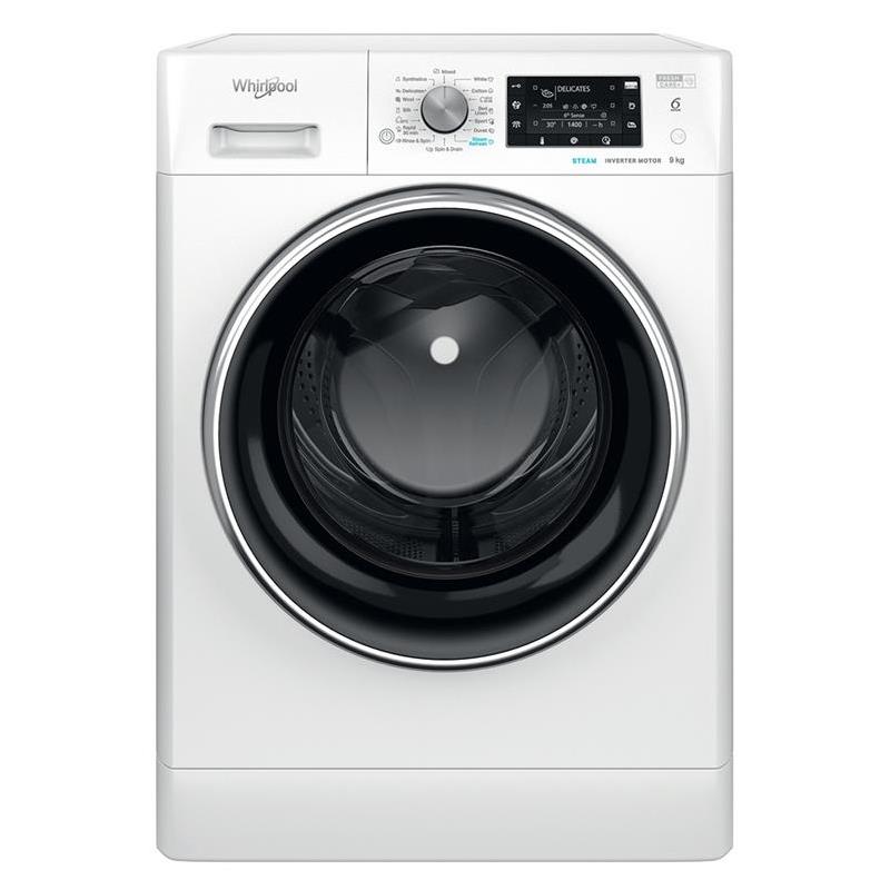 Whirlpool, 9 kg, gylis 62.7 cm, 1400 rpm - Skalbimo mašina Prekė-FFD9489BCVEE