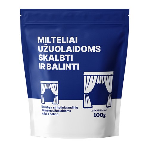 Milteliai užuolaidoms skalbti ir balinti, 100 g