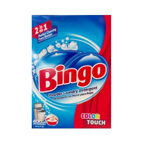 Skalbiamieji milteliai BINGO COLOR, 400 g