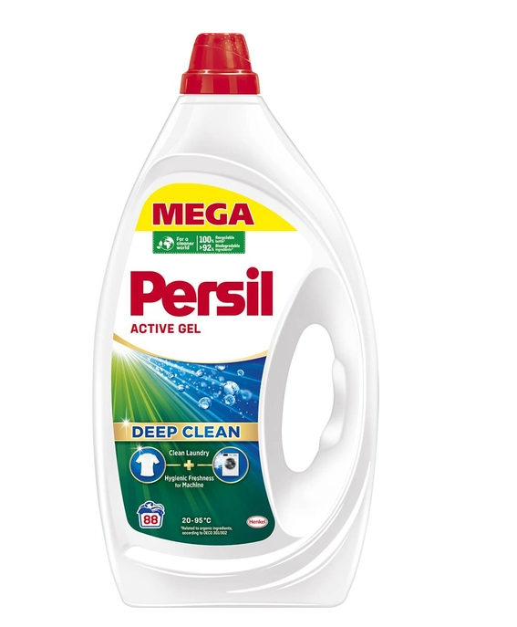 Skalbimo gelis PERSIL Active, 88 skalbimai, 3,96 l