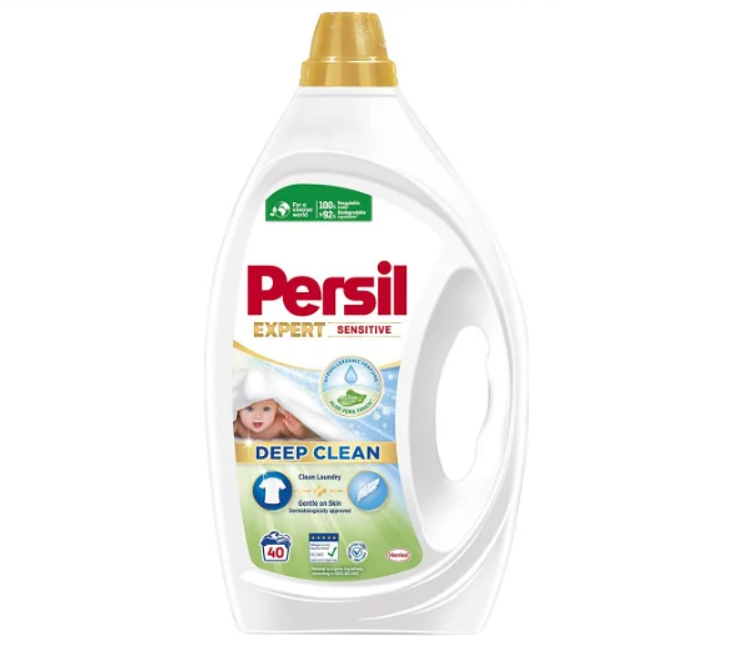 Skalbimo gelis PERSIL Sensitive, 40 skalbimų, 1,8 l