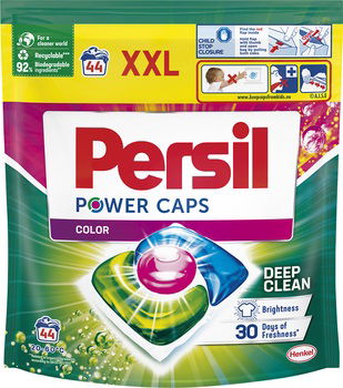 Skalbimo kapsulės PERSIL POWER CAPS Color, 44 vnt