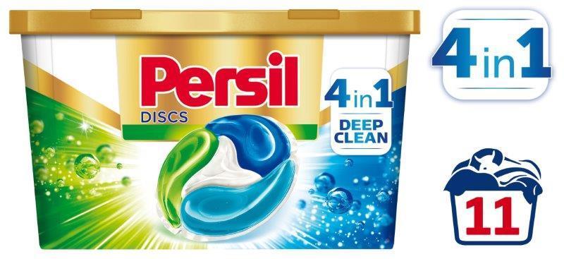 Skalbimo kapsulės PERSIL Discs White, 11 skalbimų