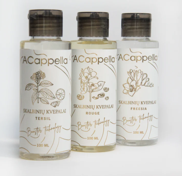 Skalbinių kvepalų rinkinys ACAPPELLA, 3 x 100 ml