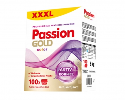 Skalbimo milteliai Passion Gold Color 6kg, 100 skalbimų SK8761