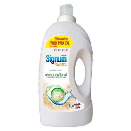 Skystasis skalbiklis CLOVIN SIGNUM PREMIUM, 200 skalb., 6 l
