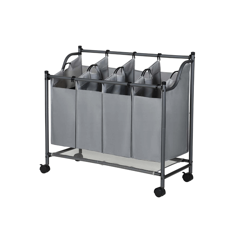 Skalbinių rūšiavimo vežimėlis 4 x 35L