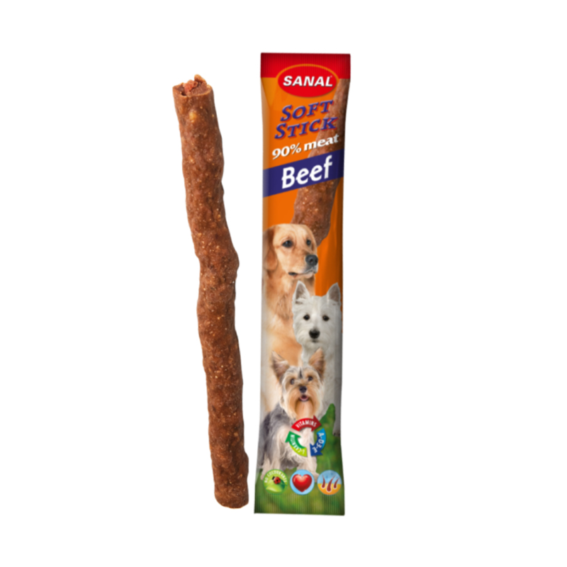 Sanal Softsticks Beef skanėstai šunims, 1 vnt.