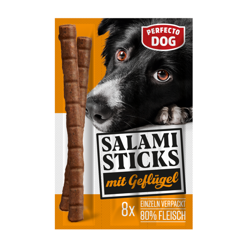 Perfecto Dog saliamio ir paukštienos lazdelės šunims, 88 g