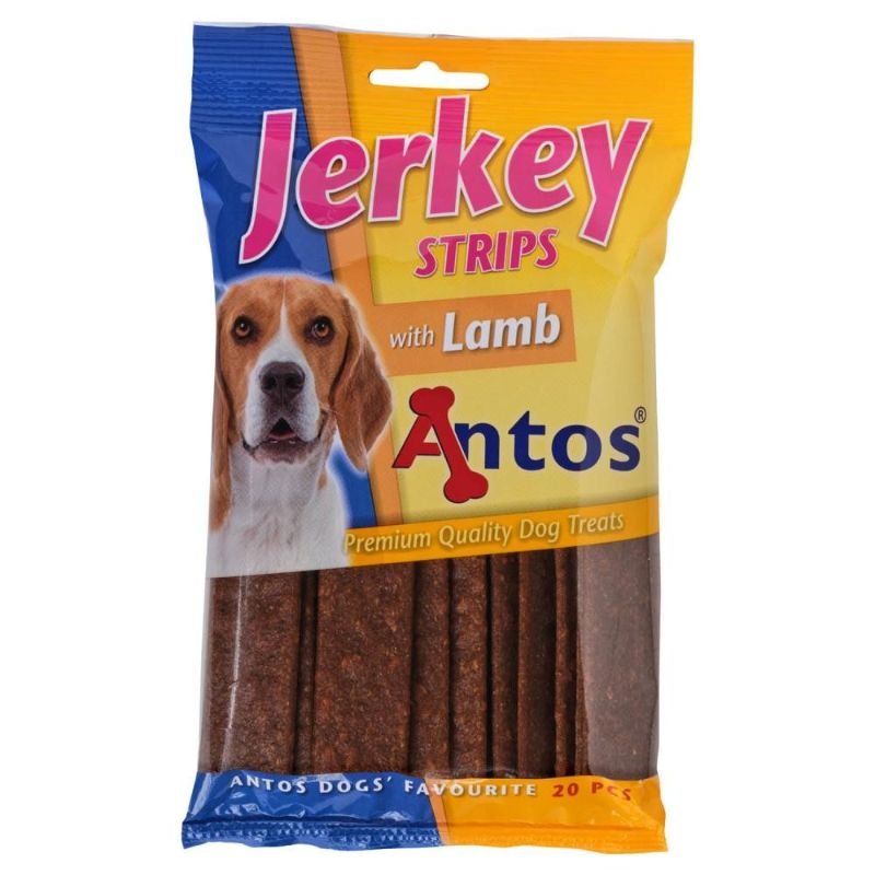 ANTOS Jerkey Strips Lamb Plokštelės Su Ėriena