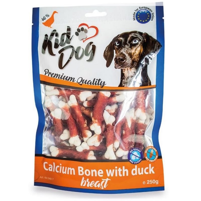 KIDDOG Breast Kalcio Kauliukai Su Antiena 250g.