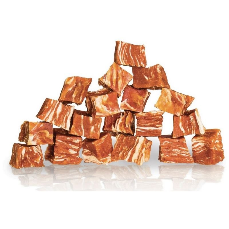 KIDDOG Cubes Kubeliai Lašiša Su Jaučio Oda 250g.