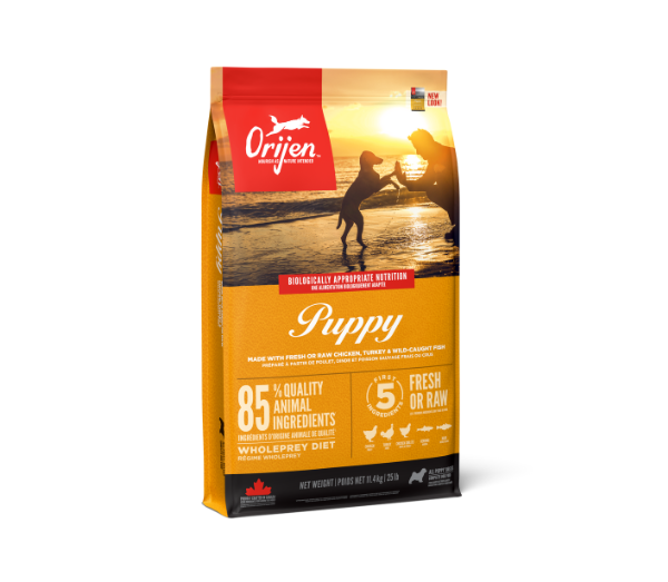 Orijen Puppy šuniukams 2kg - 11,4kgOrijen Puppy sausas maistas šuniukams 2kg. - 11,4kg 11.4 kg