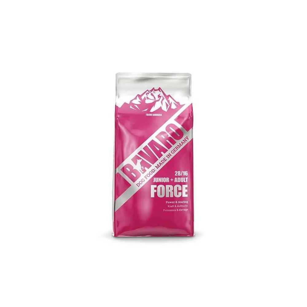 BAVARO Force Junior + Adult 28/16, Sausas Maistas Šunims Nuo 2mėn 18 Kg