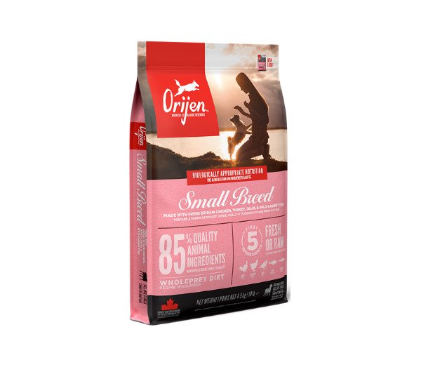 Orijen Small Breed sausas maistas mažų veislių šunims 2kg. - 4,5kg.  1.8 kg