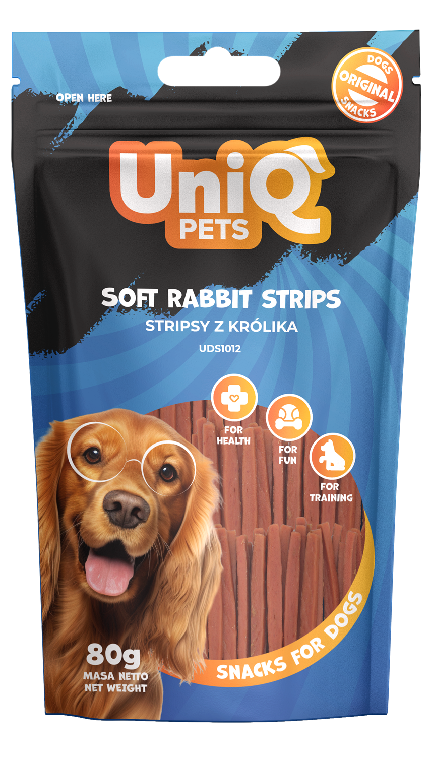 UNIQ PETS triušienos lazdelės 80g