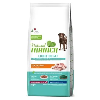 NATURAL TRAINER Adult IDEAL WEIGHT/LIGHT M/M su kalakutiena 12 kg.