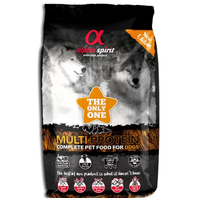ALPHA SPIRIT MULTIPROTEIN drėgnas multi pašaras šunims 3 kg.