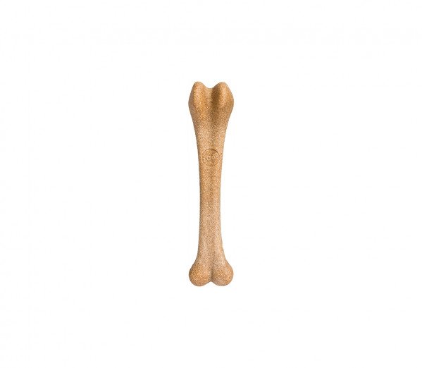 Žaislas kaulas guminis su bambuko pluoštu su vištienos kvapo kaulas 14,6cm
