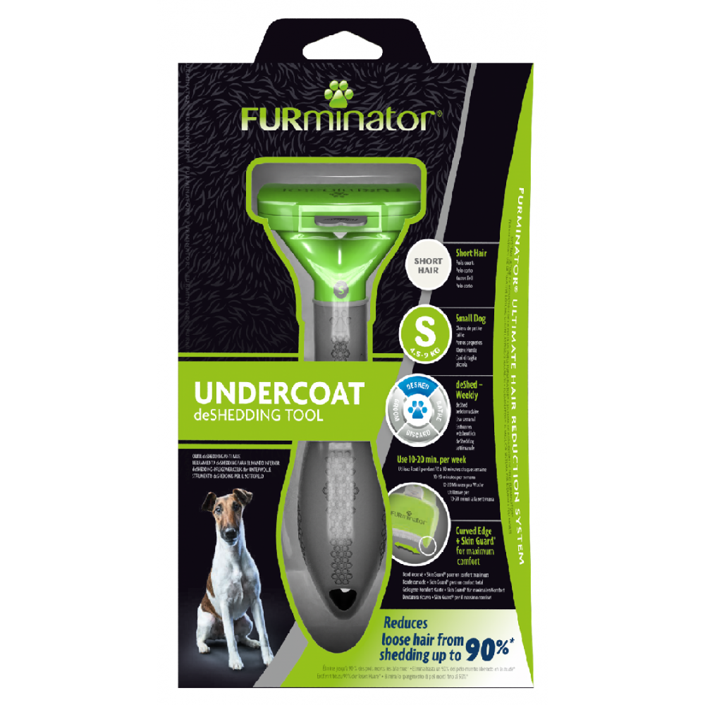 Furminator Undercoat DeShedding Tool Small Dog Short Hair - Furminatorius Trumpaplaukiams Šunims