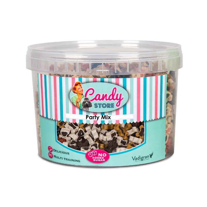 VADIGRAN CANDY STORE Party Mix kauliukai/širdelės 1.8kg