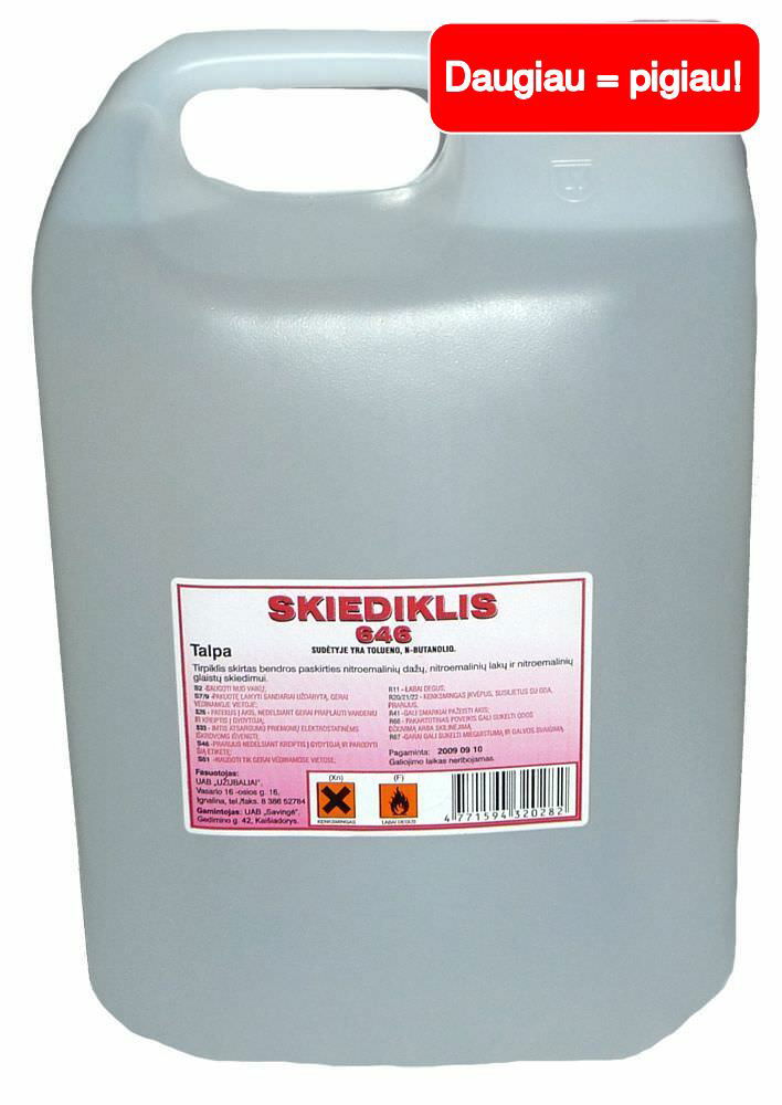 Skiediklis 646, 5 l